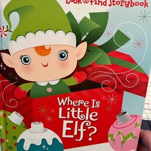 Where Is Little Elf? Kids Look-and-Find Storybook